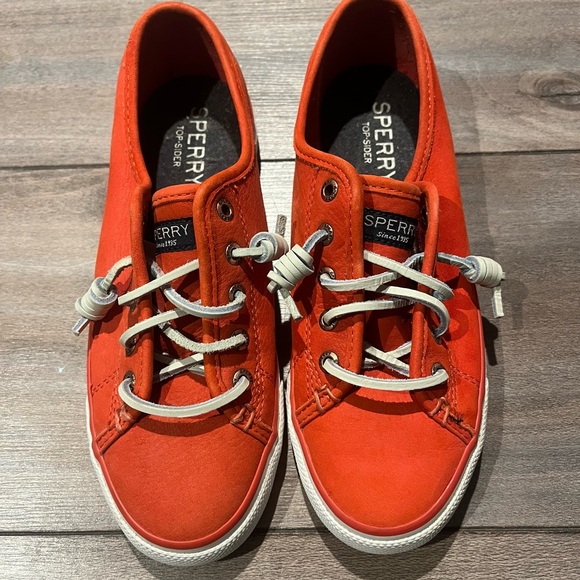 Sperry Seacoast Red Topsider Boat Shoe Womens Size 6.5 - Picture 1 of 7